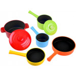 Farebná sada hrncov - 12 prvkov